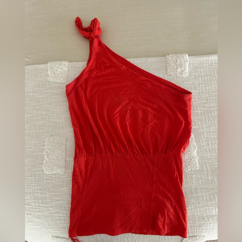 Free People one-shoulder tie top
